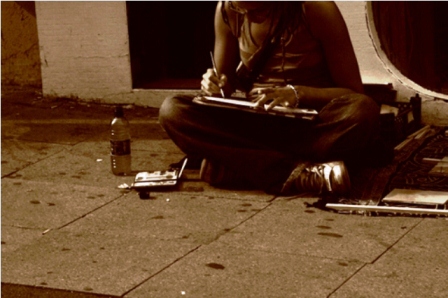 I want a million different voices speaking in tongues
I just want to hear some rhythm,
I want a thousand guitars,
I want pounding drums,
I want a million different voices speaking in tongues.
Bruce Springsteen: "Radio Nowhere"